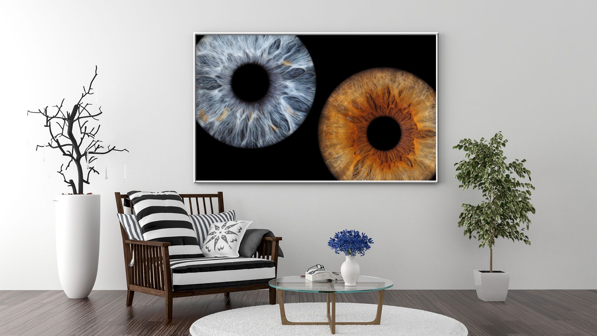 Irisfotografie – Wohnzimmer